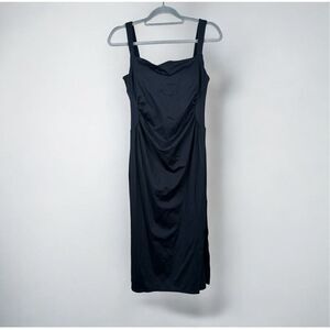 Halara SoftlyZero Airy Rouched Bodycon Dress sz medium NWT